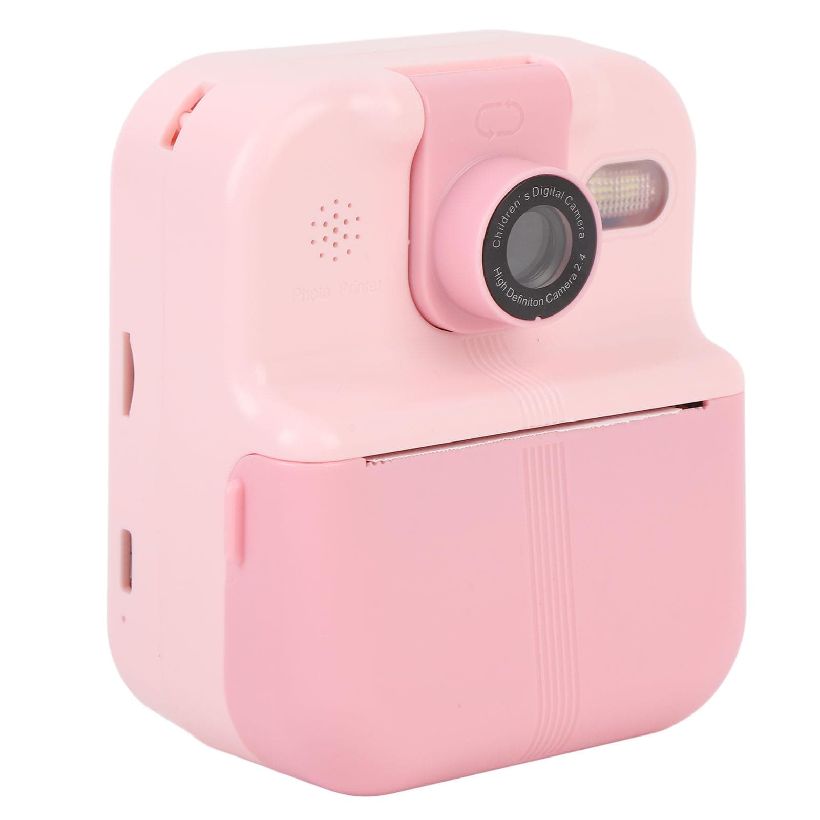 Sofortbildkamera für Kinder, 48 MP Foto 1080P, 2,4 Zoll IPS-Bildschirm, Tragbare Kamera, 1200 MAh Akku, Unterstützt Musik, Spiele, Spielen mit 180° Drehbarem Objektiv, 3 x (PINK) Angebot bei HelloDeals