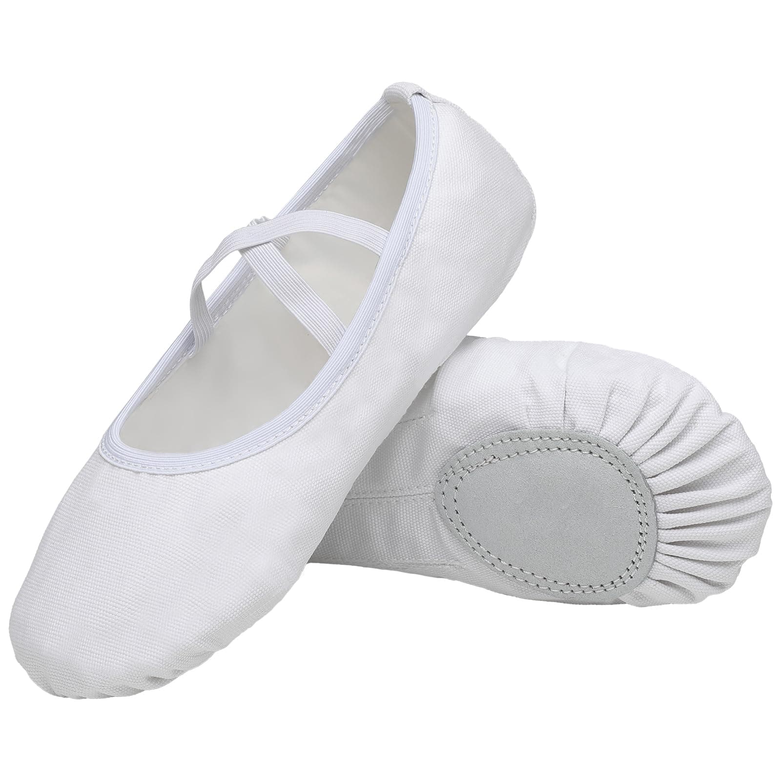Ballettschuhe Gymnastikschuhe Ballettschläppchen Ballerinas Tanzschuhe für Mädchen Kinder Damen Gr.22-44 29 EU Weiß Angebot bei HelloDeals