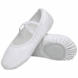 Ballettschuhe Gymnastikschuhe Ballettschläppchen Ballerinas Tanzschuhe für Mädchen Kinder Damen Gr.22-44 29 EU Weiß Angebot bei HelloDeals