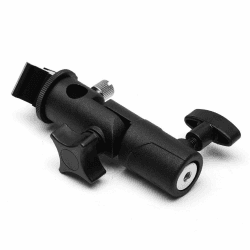 Type E Blitzschuh Kamera Schirmhalterung Blitzhalter Blitz Halterung Speedlite Blitzneiger Halterung Stand Kamera Regenschirm Halterung Schuh Halterung kompatibel mit Canon Nikon Pentax Kamera Angebot bei HelloDeals