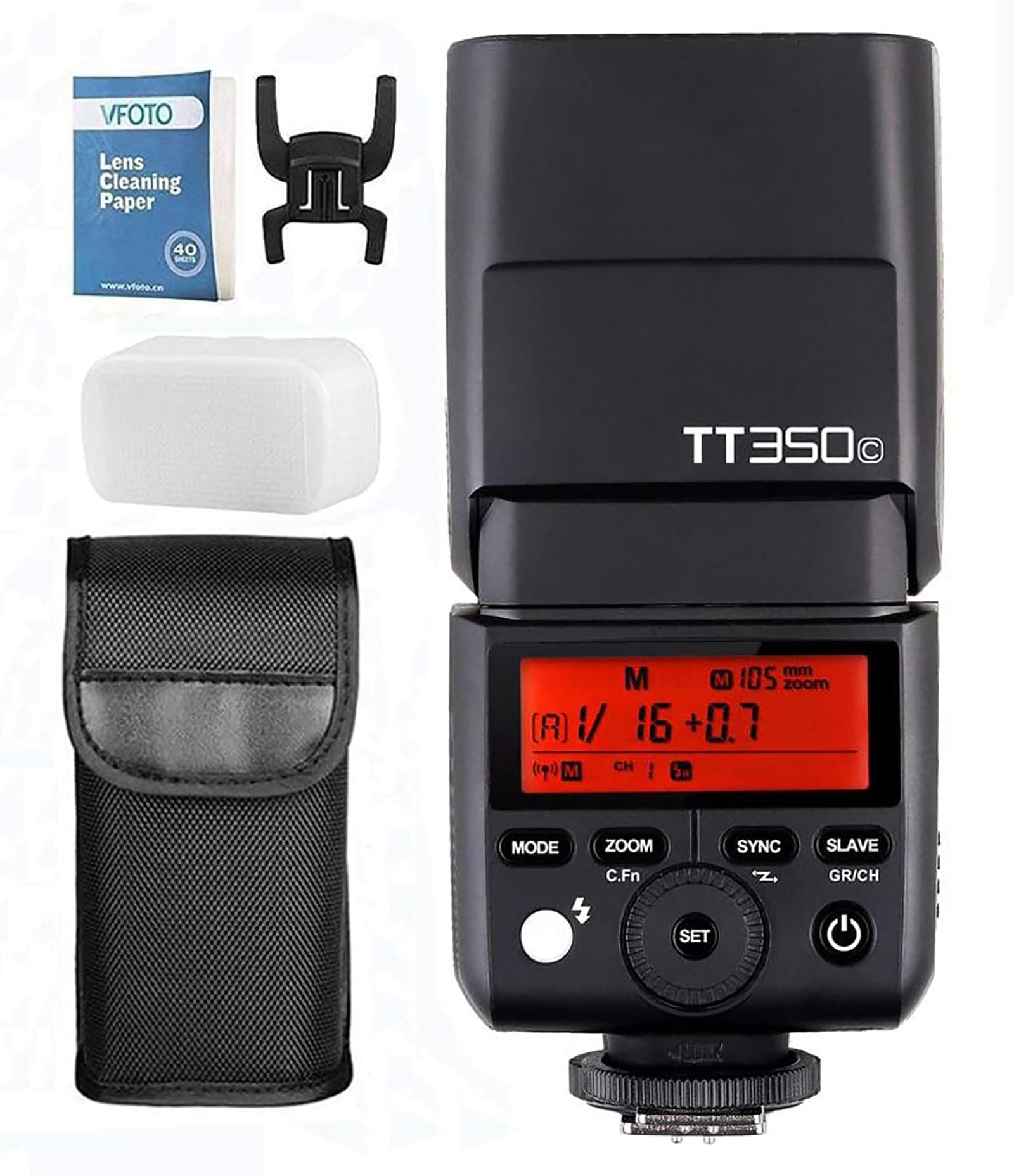 Godox TT350C TTL Kamerablitz Speedlite Blitzgerät 2.4G HSS 1/8000s TTL GN36 Kompatibel für Canon Digitalkameras 6D 7D 50D 60D 500D 550D 600D 650D 1000D 1100D 1DX 580EX II 5D Mark II III Angebot bei HelloDeals