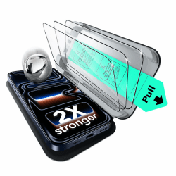 ESR für iPhone 17 Pro Max für Panzerglas 3 Stück [3 Sekunden Schnellinstallation], Militärischer Schutz, 9H Härte, vollflächig gehärtetes Glas mit UltraFit Tray 3 Stück iPhone 17 Pro Max Angebot bei HelloDeals