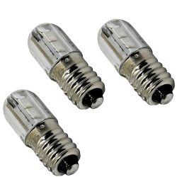1x 3x 9x Schraubsockel E10 5730 LED - Ersatz Beleuchtung weiß warmweiß 3200K Sparlampe - 6V (3x) Angebot bei HelloDeals