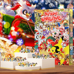 24 Stück Figur Spielzeug Adventskalender 2025 Weihnachtskalender Angebot bei HelloDeals