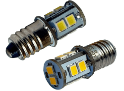 E10 LED 6V 10SMD Lampe Birne Schraubsockel Weihnachtsstern Leuchtstern Faltstern Adventstern (warmweiß, 2 Stück) 2 Stück Warmweiß Angebot bei HelloDeals