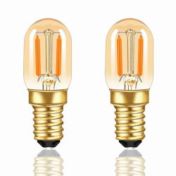 Caldarax 2 Stück E14 1W LED Glühbirne Warmweiss 2200K T22 Mini Röhrenbirne Ersatz 10 Watt Glühlampe, 100LM Amber E14 Vintage Filament Nachtlicht Kühlschranklampe, 220V, Nicht Dimmbar T22 E14 2200k Angebot bei HelloDeals