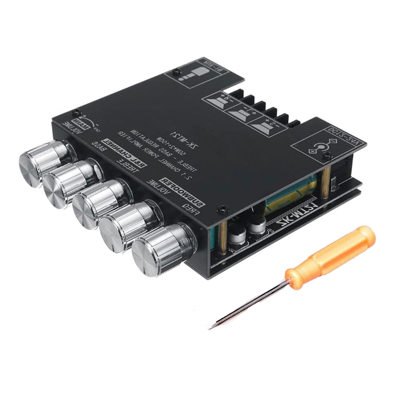 Audio Amplifier Module ZK-MT21 2.1 Channel Bluetooth Digital Power Amplifier Board Angebot bei HelloDeals