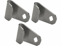 Haken für Mülltonnen-Deckel/Edelstahl - SET 3 Stück Angebot bei HelloDeals