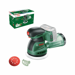 Bosch Akku-Exzenterschleifer UniversalOrbit 18V-20 (Schleifen von mittelgroßen bis großen Holzoberflächen sowie lasierten und lackierten Oberflächen; Durchmesser: 125 mm; 18 Volt System; ohne Akku) Angebot bei HelloDeals