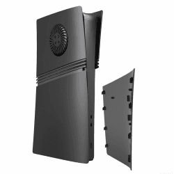Faceplate mit Lüftungsschlitzen und Staubfilter, Frontplatte für PS5 Pro Konsole, Front- und Rückabdeckung Frontplatte mit Kühlung, staubdichte Hülle Ersatzplatte für PlayStation 5 Pro Angebot bei HelloDeals