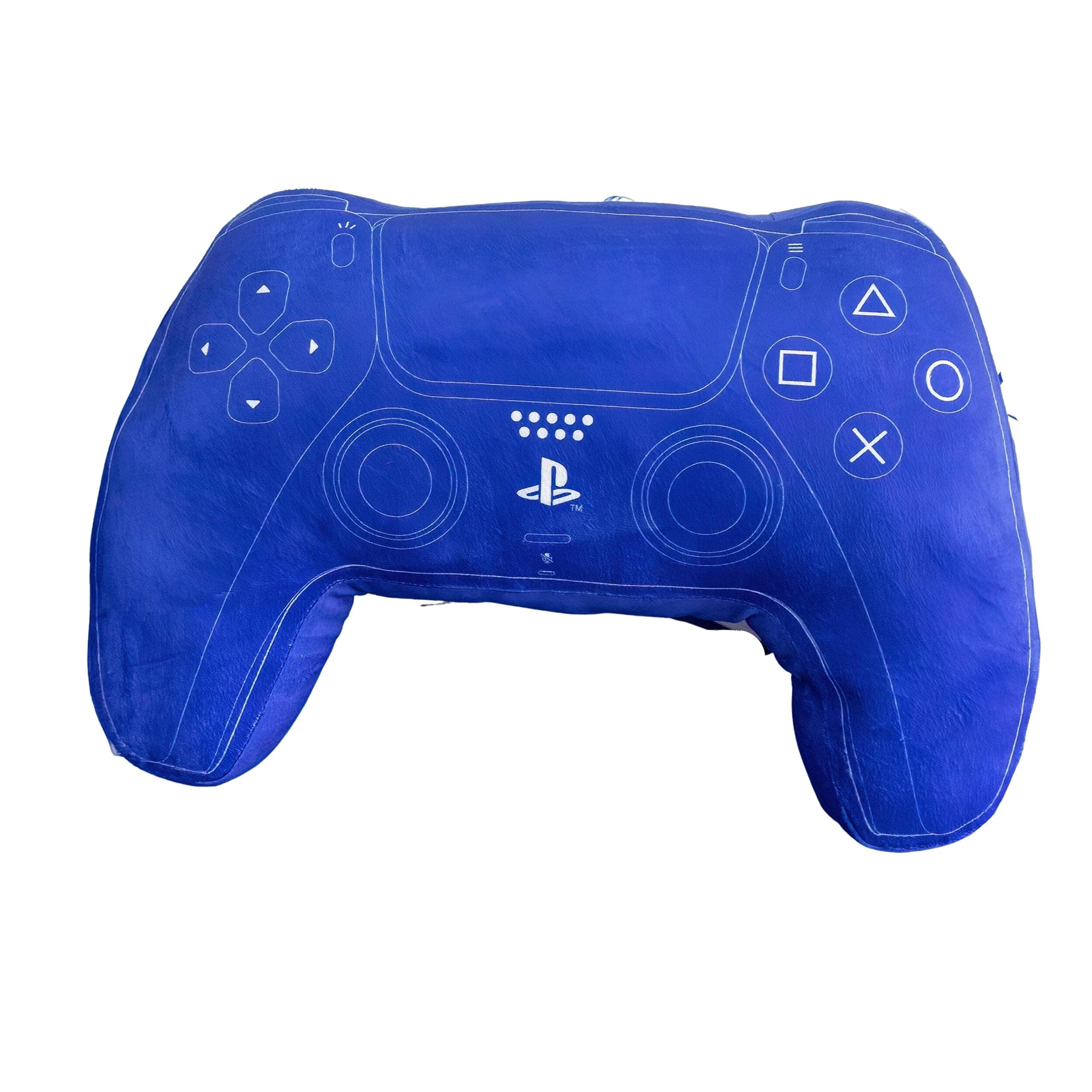 Character World: Offiziell Lizenziertes Kissen in Form eines Playstation-Controllers, Handset-Design, gefülltes Plüschkissen | Perfekt für Schlafzimmer oder Gaming-Dekor, Blau Angebot bei HelloDeals