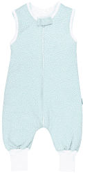TupTam Baby Schlafsack mit Füßen Ganzjahresschlafsack 2,5 TOG 68-74 Tupfen Mineralgrün Angebot bei HelloDeals