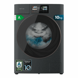 Cecotec Waschmaschine 10kg Frontlader Bolero Dresscode 10950 Autodose Inverter 3D Steel A. 1400 U/min, Matrix-Display 9,2", 16 Prog, niedriger Verbrauch, Inverter Plus Motor, Auto-Dosierung, Steammax 10 kg Stahl 3d Angebot bei HelloDeals