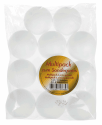 Styroporkugeln, weiß, Durchmesser ca. 7 cm, Großpackung mit 11 Kugeln, zum vielseitigen Basteln und Dekorieren Angebot bei HelloDeals