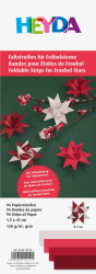 Heyda Faltstreifen-Set für Fröbelsterne 1,5 x 45 cm rot Angebot bei HelloDeals