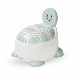 Bebeconfort Bequemes Töpfchen für Kinder, 12–36 Monate (max. 20kg), Süßes Tierdesign, Ergonomisch & Kompakt, Leicht zu Reinigen, Hygienischer Spritzschutz, Rutschfestes Töpfchen Baby, Schildkröte Töpfchen Schildkröte Angebot bei HelloDeals