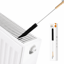 Aieve Heizkörperbürste für Flachheizkörper, 80cm Heizkörper Reinigungsbürste Heizungsbürste Bürste Heizkörper Reinigen Werkzeug für Heizung Heizungkörper Schwarz Angebot bei HelloDeals