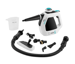 ETA Dampfreiniger Aquabelo - 1000W, 3 Bar, 220ml, 9x Zubehör Angebot bei HelloDeals