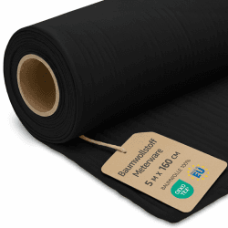Stoff Meterware Baumwollstoff 5 M x 160 cm - Stoffe zum nähen aus reine baumwolle fabric futterstoff dekostoff für patchwork canvas und sewing nähstoff Oeko-Tex 2. Schwarz 2. Schwarz 5 M - Baumwolle Angebot bei HelloDeals