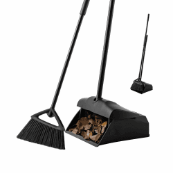 Eyliden Kommerzielles Besen und Kehrschaufelset Set mit Langem Griff, Aufrechter Kehrmaschine und Kehrschaufel Combo für den Innen- und Außenbereich, Gartenarbeit, Fabriken, Schulen, Straßen Eisenhaltig Angebot bei HelloDeals