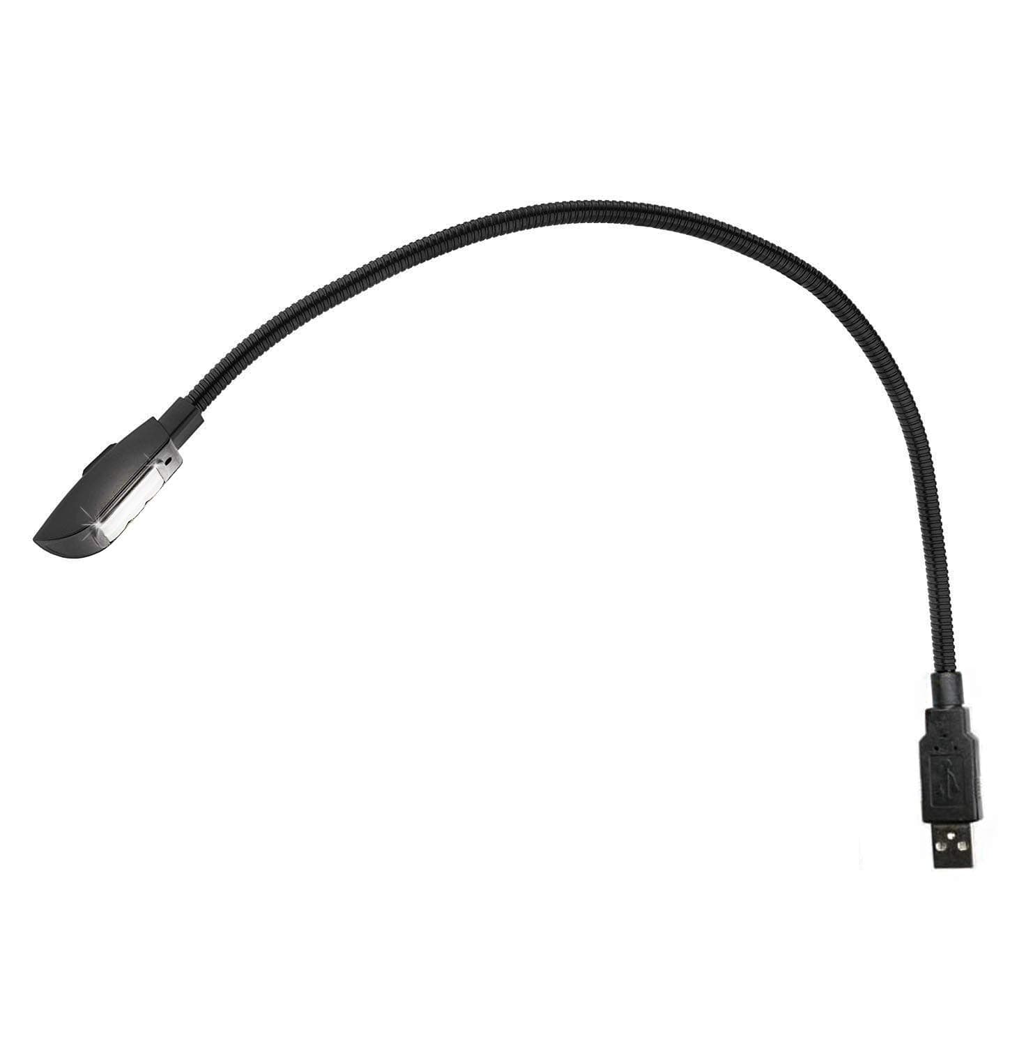 Infitronic IN3LED1USBM - 3 LED USB Lampe/USB Leuchte/Schwanenhalsleuchte/Leselampe/Leseleuchte/Tastaturlampe für PC Laptop Notebook Computer Tastatur (Mit Farbwahl) Angebot bei HelloDeals