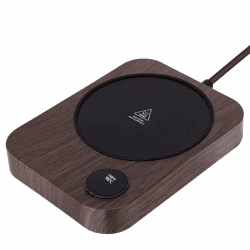YICHEN Kaffeewärmer Elektrisch, Elektrischer Tassenwärmer Getränkewärmer, 2-in-1 LED-Display & Touch-Steuerung, 3 Temperaturstufen Kaffeetassenwärmer mit 4h Abschaltautomatik für Kaffee Tee Milch Braun Angebot bei HelloDeals
