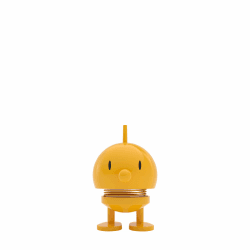 Hoptimist Bumble Wackelfigur & Glücksbringer, Skandinavische Deko Figuren für Wohnzimmer, Schreibtisch, Büro, Bürodeko & Lustige Kleine Geschenke, 4,5 x 5,8 x 7,6 cm, Small, Gelb S Yellow Angebot bei HelloDeals