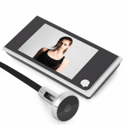 Nikou Elektronischer Türspion,3,5 Zoll LCD Elektronische Digitaler Guckloch Kamera,2-Megapixel-CMOS-Sensor,120°-Weitwinkelobjektiv,für Zuhause Büro Angebot bei HelloDeals