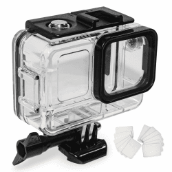 OKFUN 50M/165FT Wasserdichtes Gehäusegehäuse kompatibel für Insta 360 Ace Pro 2/Ace Pro, Tauchschutz Unterwasserabdeckung Schutzhüllemit Halterung Zubehör Angebot bei HelloDeals