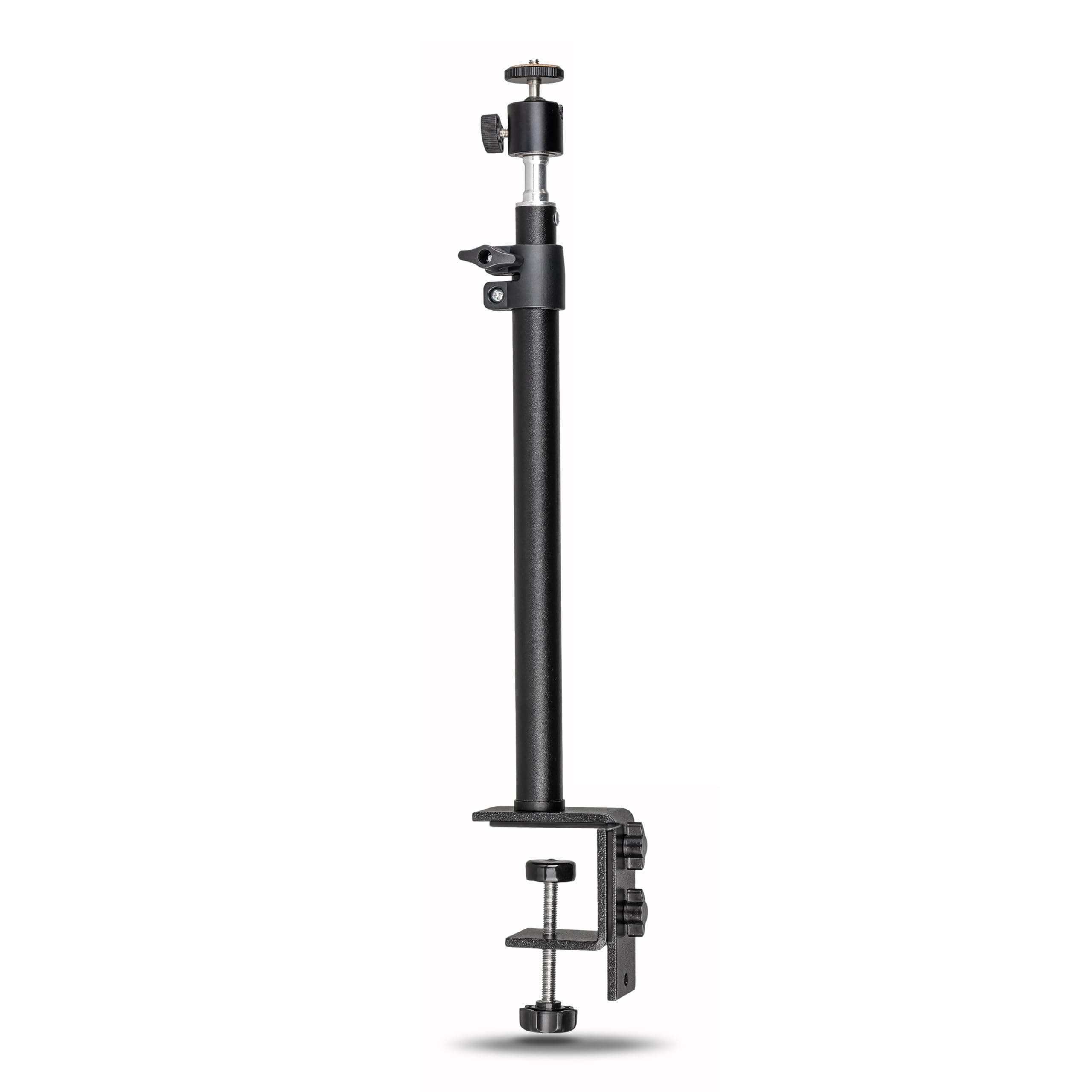 Walimex pro Table Top Lampenstativ höhenverstellbar 35-65 cm, Tischstativ mit Kugelkopf für 360° Drehung und 90° Neigung, Stativ mit Klemmhalterung für Studiobeleuchtung und Kamera Angebot bei HelloDeals