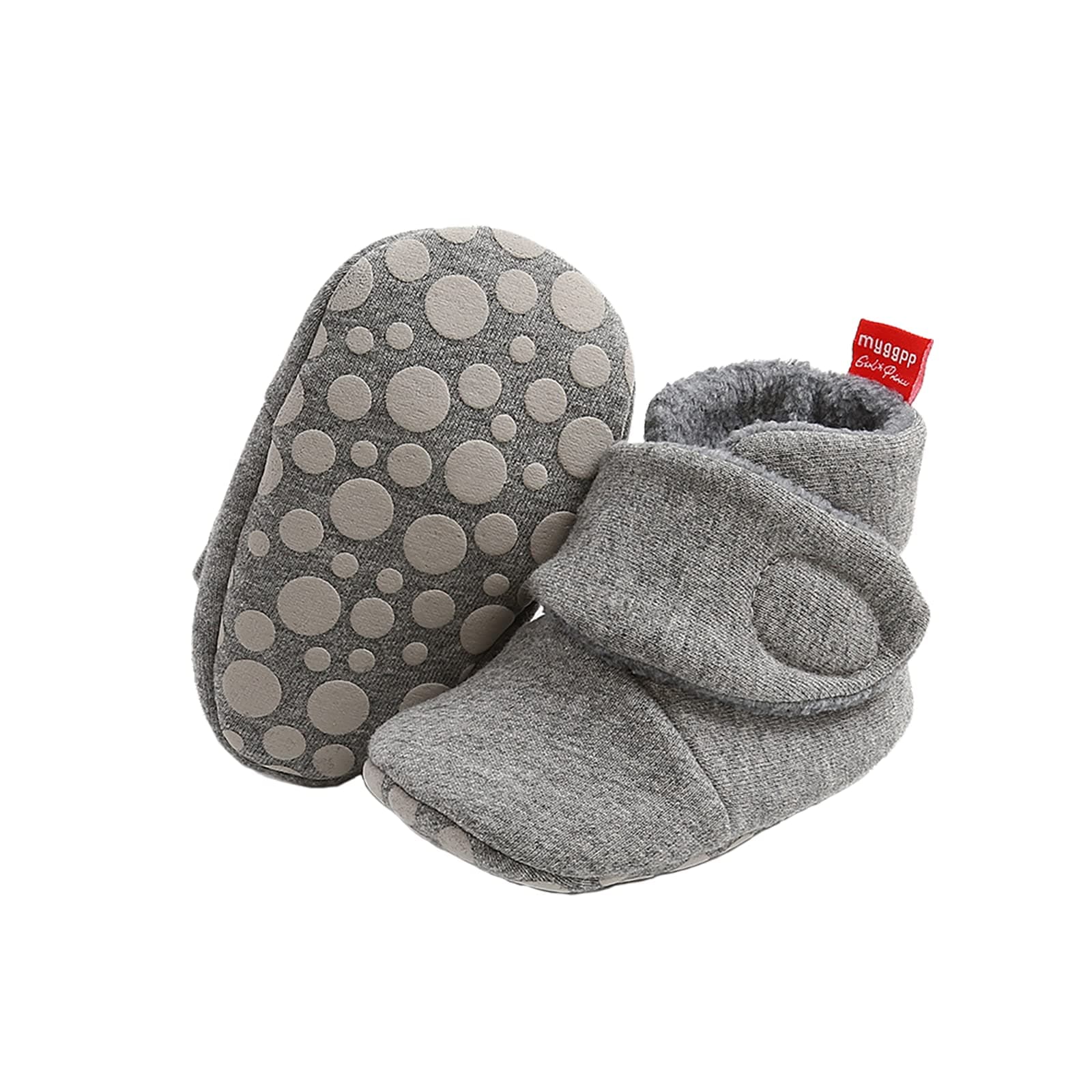 Unisex Baby Winterschuhe,Neugeborenen Baumwoll Baby Mädchen Jungen boots Stiefel Sock mit Fleece Futter Rutschfest Wärme Babyschuhe 12-18 Monate B2 Angebot bei HelloDeals