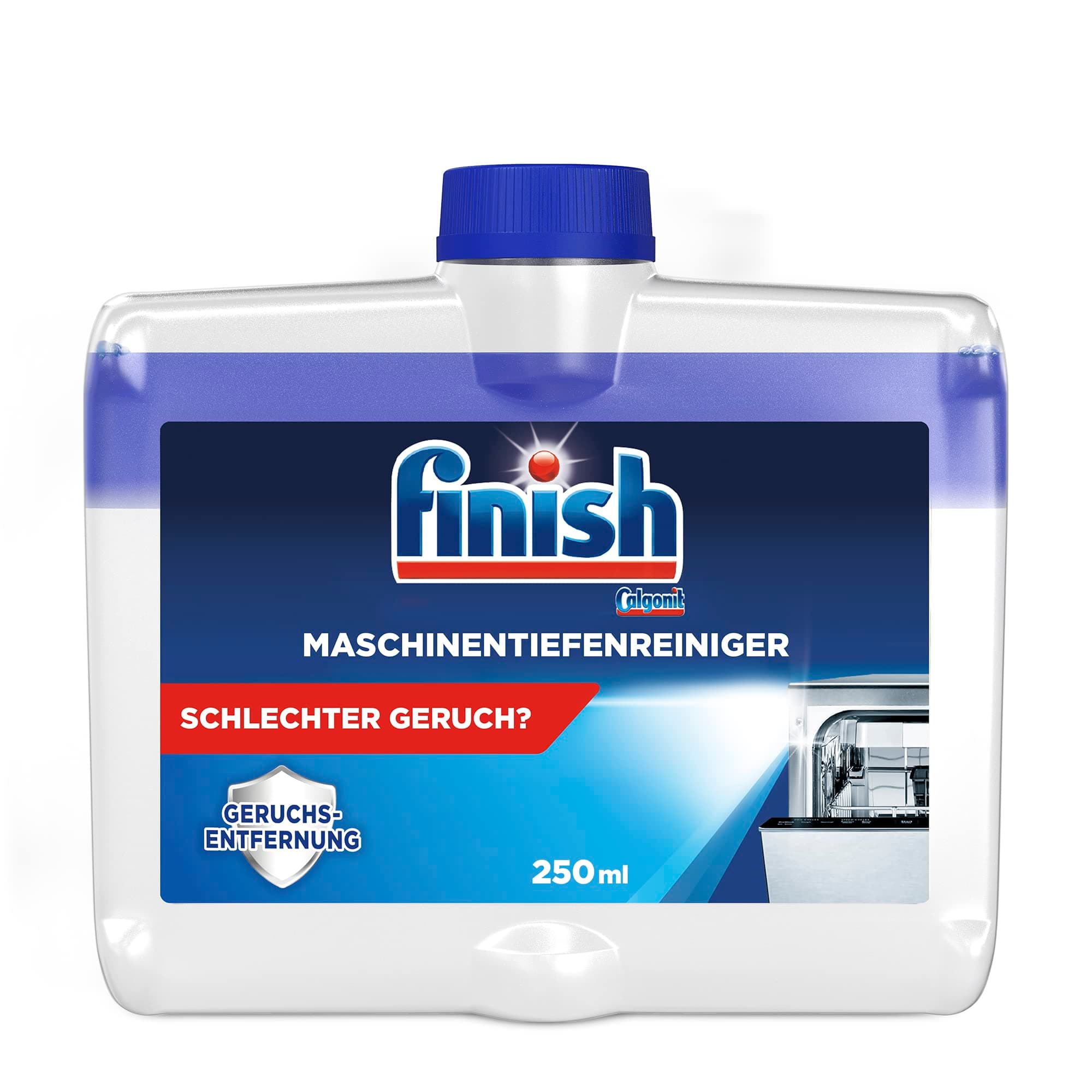 Finish Maschinentiefenreiniger – Flüssiger Maschinenreiniger gegen Kalk und Fett für eine saubere Spülmaschine – 1 x 250 ml Maschinenpfleger Angebot bei HelloDeals