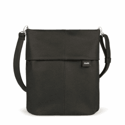Zwei Damen Handtasche Mademoiselle.M M12 Umhängetasche 7 Liter Crossbody Bag, Schultertasche in DIN-A4-Größe, Schlüsselring, Geheimfach, inkl. extra kurzen, abnehmbaren Schultergurt Nubuk-black Angebot bei HelloDeals