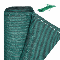 Relaxdays Zaunblende, Sichtschutz für Zaun & Balkongeländer, HDPE Gewebe, UV-stabilisiert, wetterfest, 1,2 x 6 m, grün 1,2 x 6 Meter Angebot bei HelloDeals