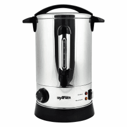 Grafner XL Glühweinkocher aus Edelstahl - 8,8 Liter - 1500 Watt mit Zapfhahn, Thermostat und Überhitzungsschutz Heißgetränkespender Angebot bei HelloDeals