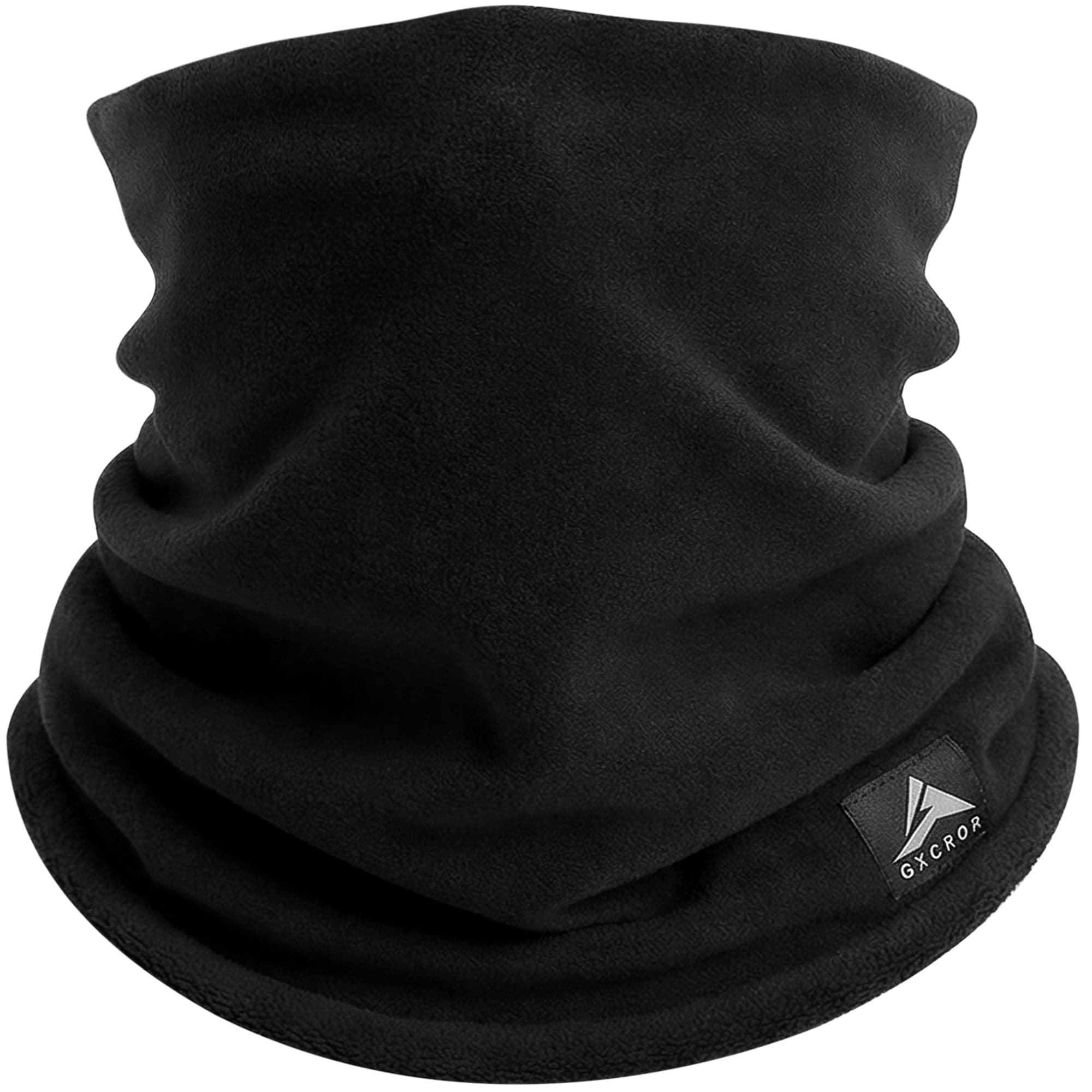 GXCROR Winter Schlauchschal, Wendbarer Fleece Halsschlauch, Winddichte Gesichtsmaske, Warmer Halswärmer für Herren & Damen Schwarz Angebot bei HelloDeals