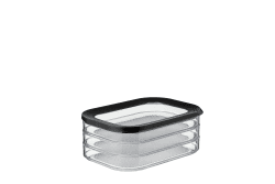 Mepal - Vorratsbehälter Wurstwaren Modula 3-lagig - Kühlschrank - Vorratsbox mit Deckel - Geeignet zur Aufbewahrung von Fleischprodukten - 3 Separate Kühlschrank - Vorratsboxen - 1650 ml - Black Schwarz Aufschnittdose 3-lagig Angebot bei HelloDeals