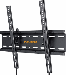 Perlegear TV Wandhalterung, Wandhalterung Fernseher für 26-60 Zoll TVs bis zu 52kg, Neigbare Fernseher Halterung TV Halterung 55 Zoll, Max. Vesa 400x400mm, für LCD/LED/Plasma Angebot bei HelloDeals