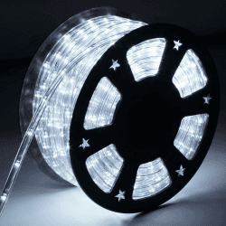 LED Lichtschlauch, 20m Lichterkette, Weiß Lichtschläuche Wasserdicht, Lichtschläuche für Innen Außen Deko, Party, Hochzeit, Balkon, Garten, Weihnachtsbaum 20m Weiß Angebot bei HelloDeals
