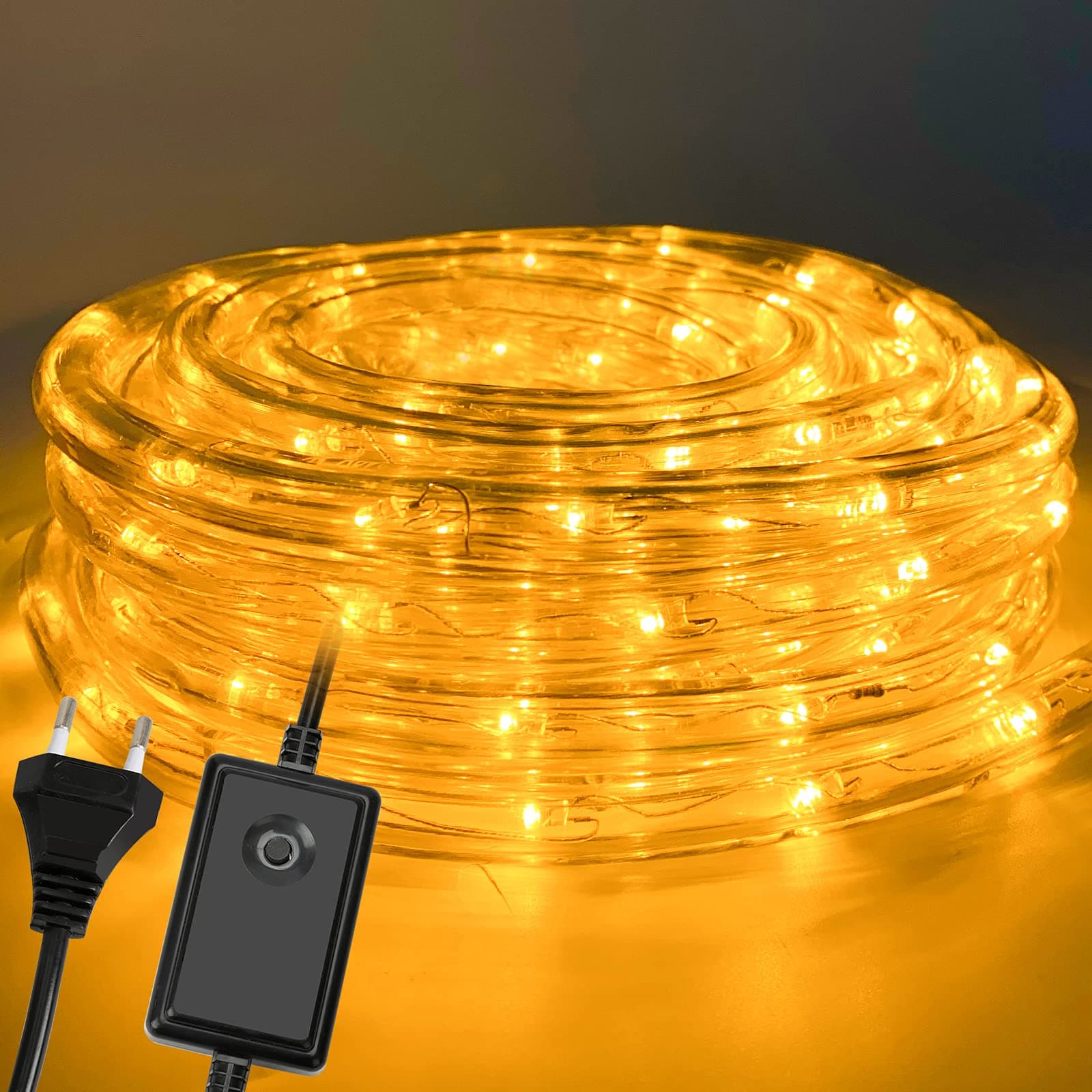 40M LED Lichterschlauch - 960 LEDs Mit Timer, Wasserfest Warmweiß, Speicherfunktion - Für Innen Außen Party Warmweiß 40M Angebot bei HelloDeals