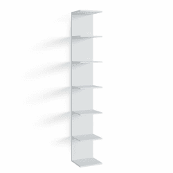 Vicco Wandregal Paolo, hängendes Regal, Weiß, 30 x 190 cm Weiß 190 cm, Einzel Angebot bei HelloDeals