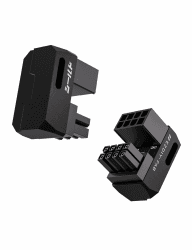 EZDIY-FAB Shield Series 8-Pin PCIe GPU Power Adapter,180-Grad-U-Turn Abgewinkelter Anschluss,Aluminium Design für Grafikkarten-Reverse Typ,Schwarz-2 Pack RVS-Schwarz Angebot bei HelloDeals