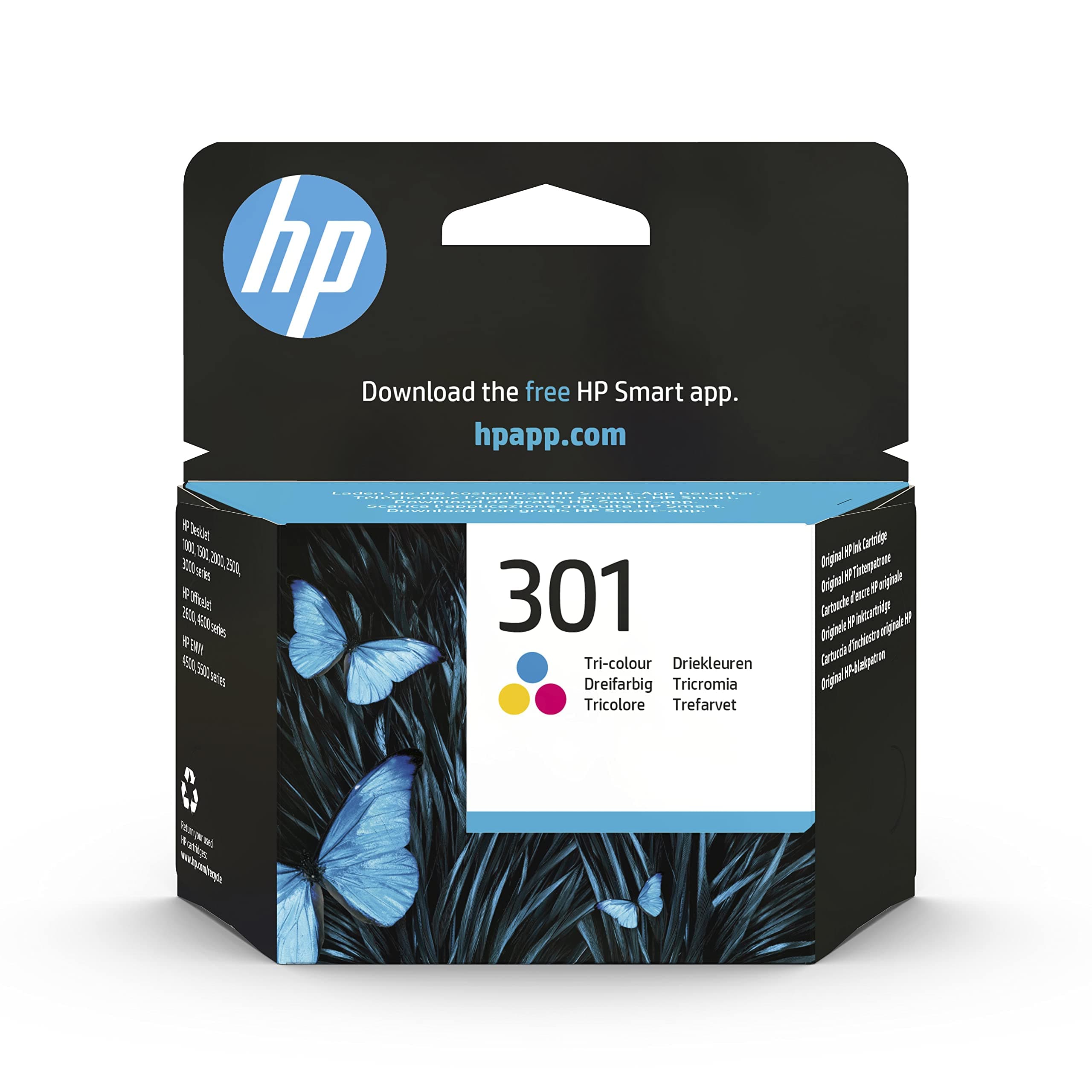 HP 301 Tintenpatrone blau/gelb/Magenta Angebot bei HelloDeals