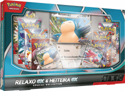 Pokémon-Sammelkartenspiel: Spezial-Kollektion Relaxo-ex & Heiteira-ex (2 holografische Promokarten, 1 überdimensionale Karte & 8 Boosterpacks) Angebot bei HelloDeals