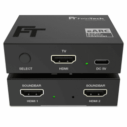 FeinTech AX421 HDMI eARC Switch 1 TV x 2 Soundbar - nutze 2 Soundgeräte an einem TV Angebot bei HelloDeals