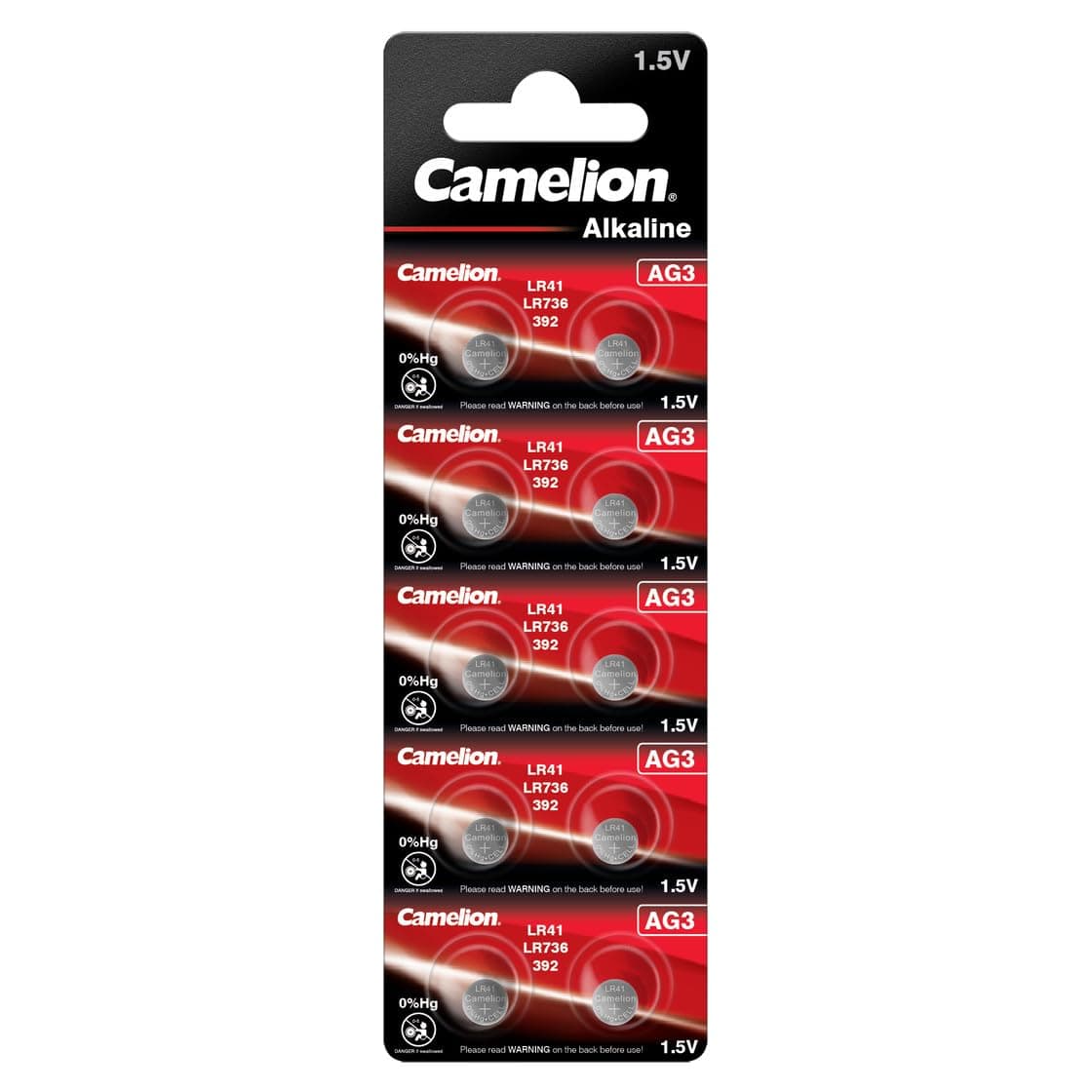 Alkaline Knopfzelle CAMELION AG3/LR41/LR736/392 Angebot bei HelloDeals