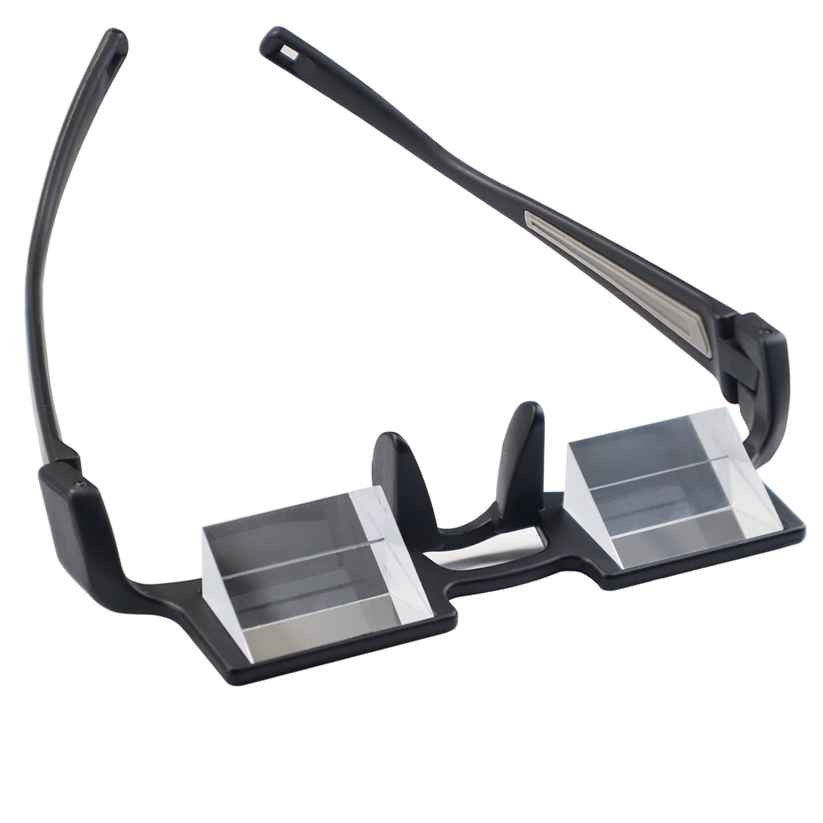 CHANGAR Leichte Prisma-Brille Bett Faule Brille Leichte Spiegelbrille Horizontal liegende Lesebrille 90° Vision Prisma-Brille zum Liegen Lesen und Fernsehen/Handy im Bett ansehen Angebot bei HelloDeals