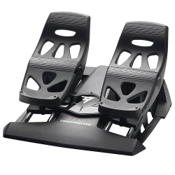 Thrustmaster TFRP Flugsimulator-Pedale – Seitenruder mit Gleitschienen-System & Differenzialbremsen – PC & Konsole – Ergonomisches Design mit abnehmbaren Fersenstützen Angebot bei HelloDeals