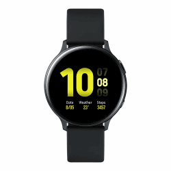 Samsung Galaxy Watch Active2 44 mm - Schlafüberwachung, Aqua Black (erneuert) Angebot bei HelloDeals