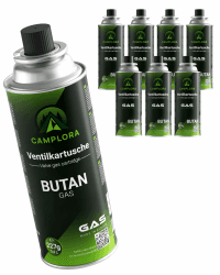 8X 227g Butan Gaskartuschen mit MSF-1a Ventil für Grill, Campingkocher, Gasheizung, Gaskocher, Camping Gas, gaskartusche, Gaskartuschen 227g, Gasflasche Butane Gas cartridges 8 Kartuschen Angebot bei HelloDeals